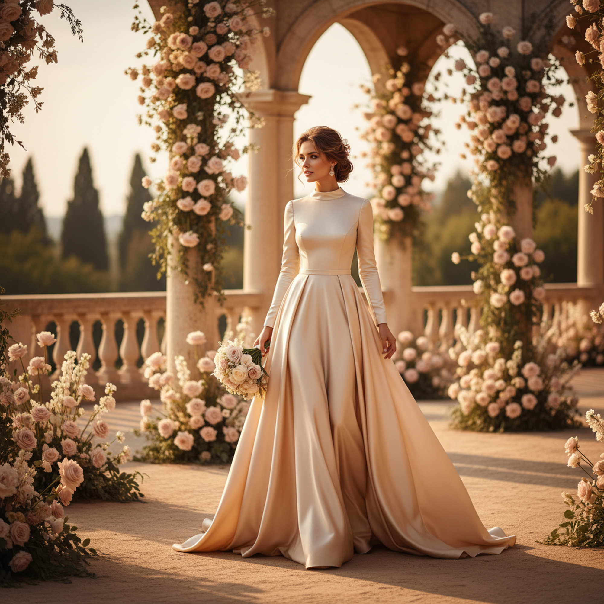 Elegantes Satinkleid für Hochzeit - der komplette Guide für Braut, Gäste und Brautjungfern